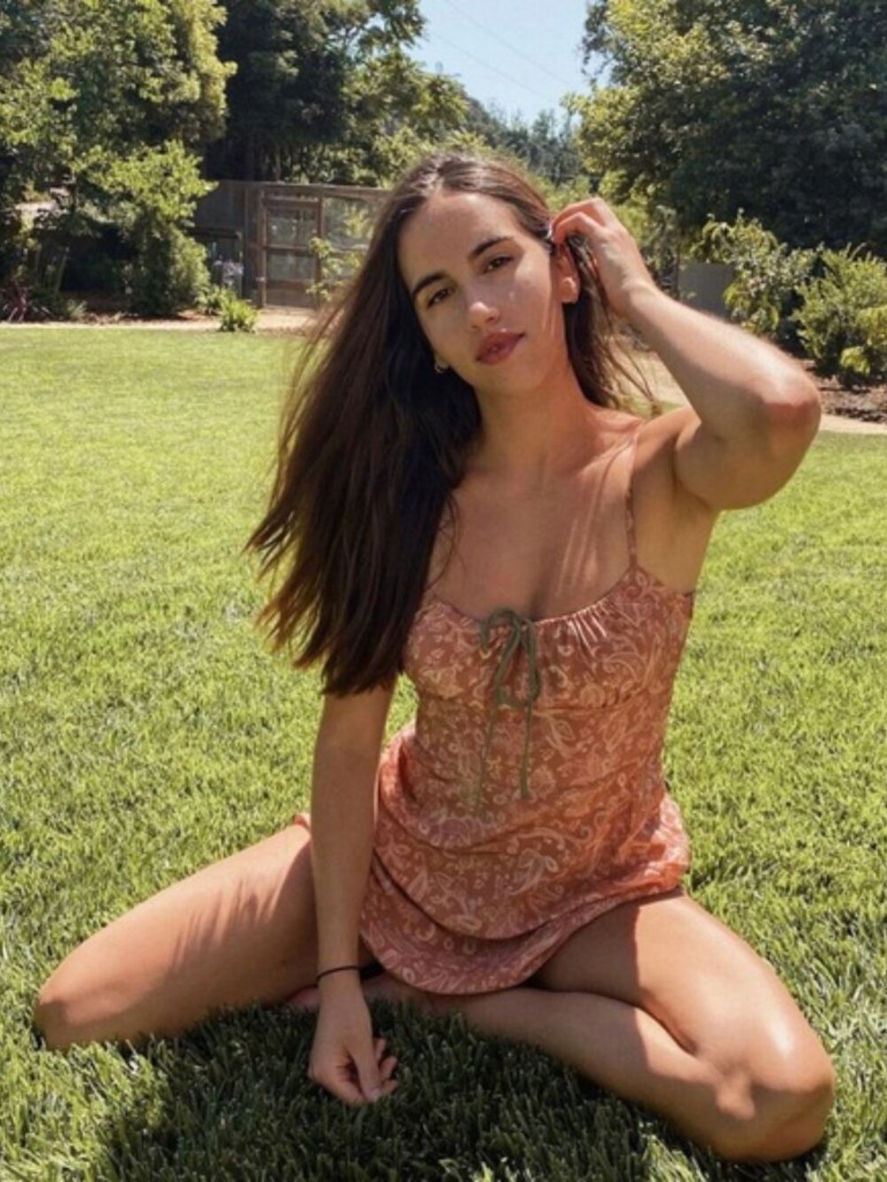 Realisation Par Inez Dazed Paisley Blush Silk Mini Dress - Picture 2 of 10